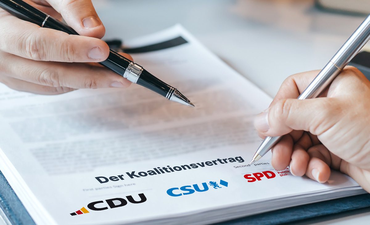Der Koalitionsvertrag von CDU CSU und SPD